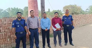 নওগাঁয় ৩ অবৈধ ইটভাটায় অভিযান, ৬ লাখ টাকা জরিমানা